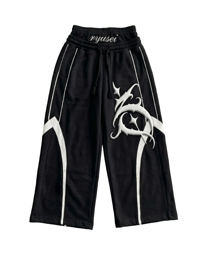 Ryusei Double-Waist Monochrome Sweatpants