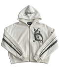 Ryusei Off-White Zip-Up Hoodie